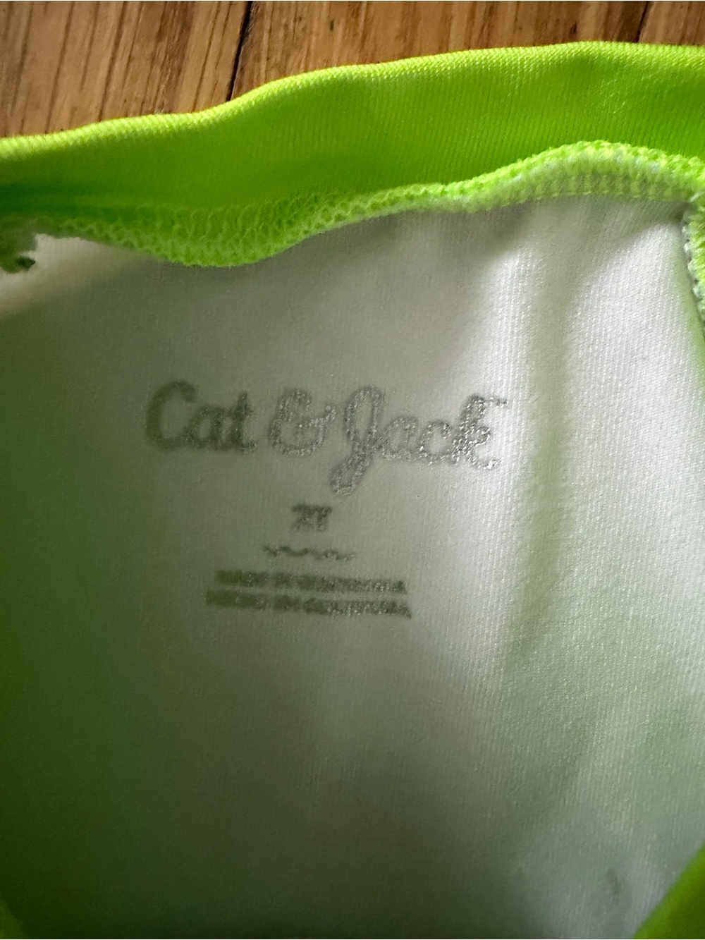 Cat & Jack 2T Turtle Rashguard - Picture 3 of 4